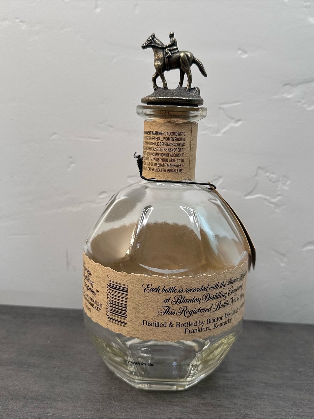Blanton's Single Barrel Bourbon Letter B Horse Topper - Picture 3 of 6